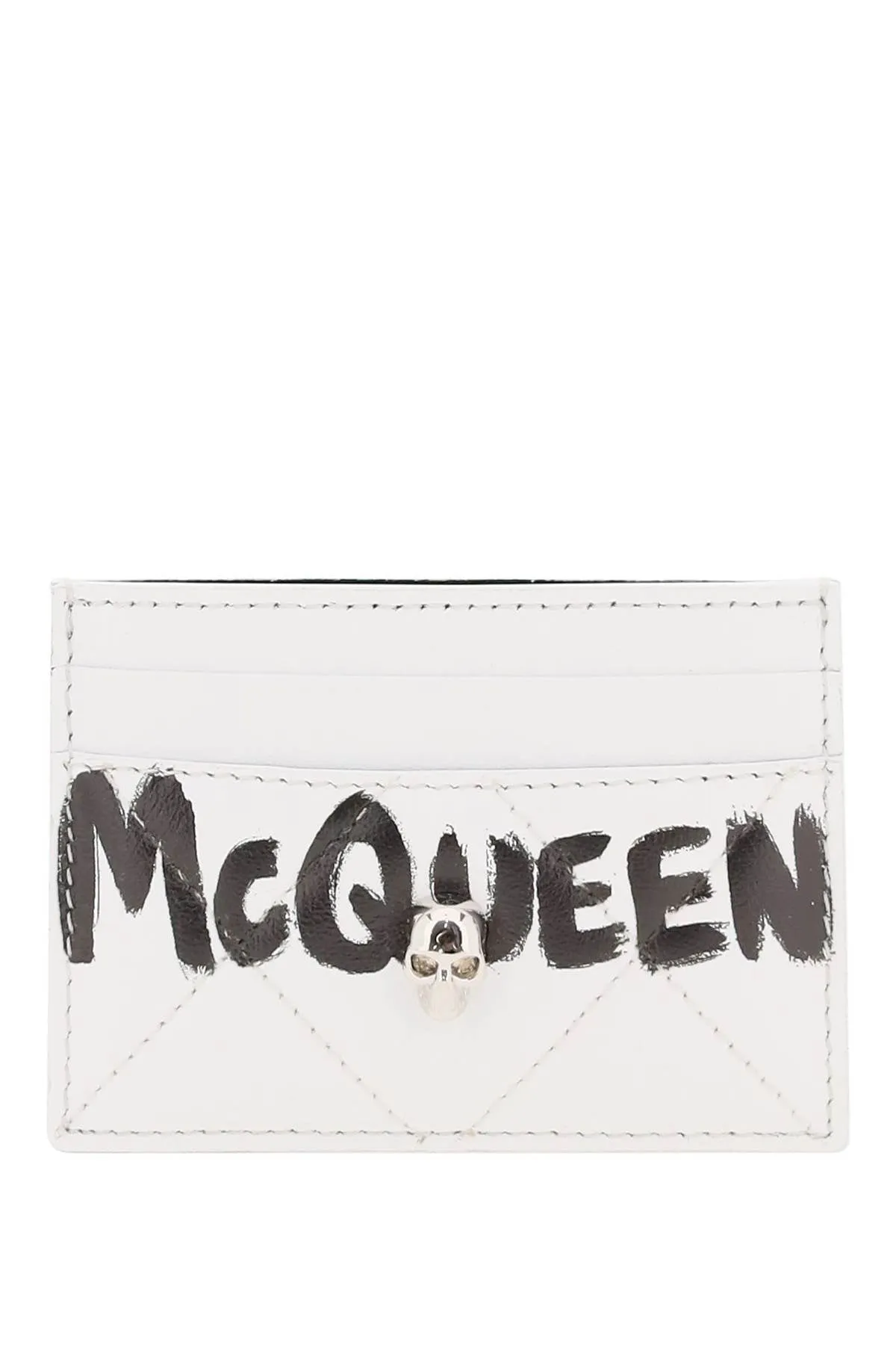 Alexander McQueen Graffiti Printed Cardholder