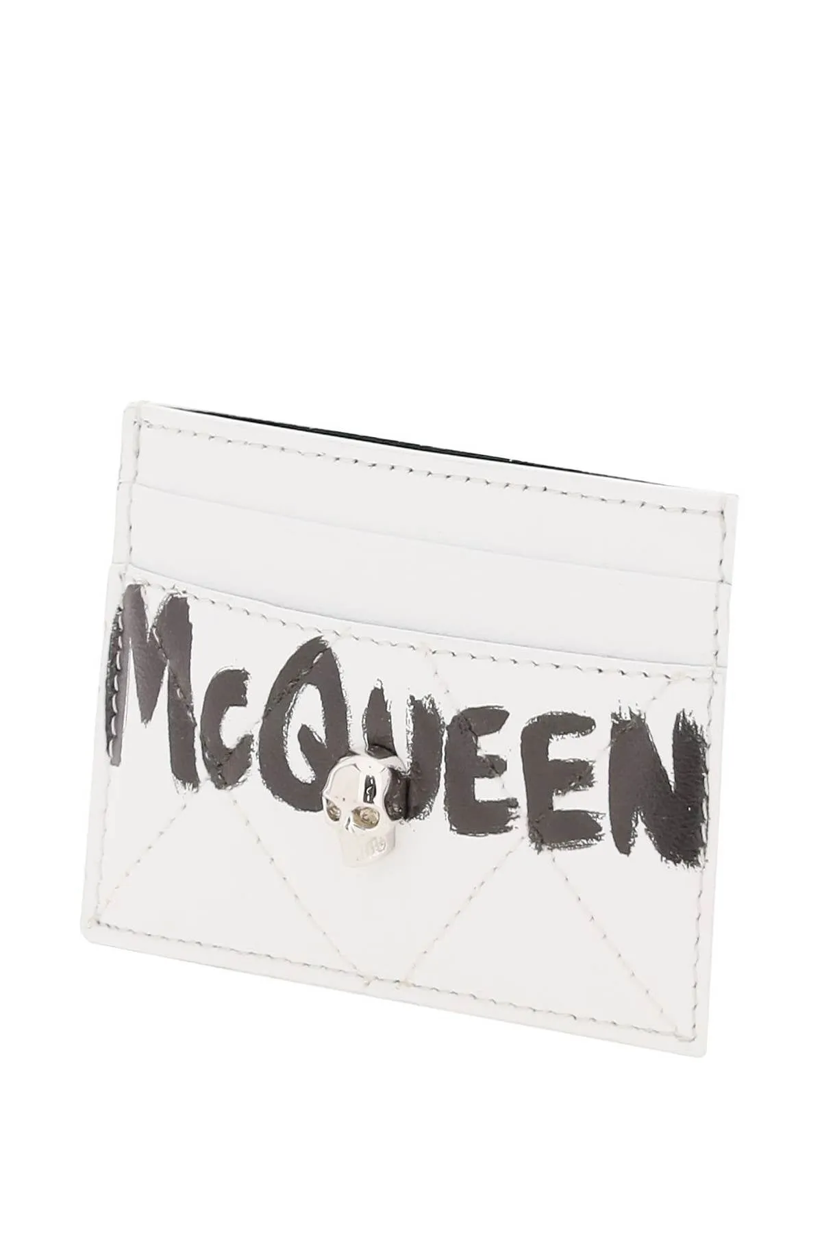 Alexander McQueen Graffiti Printed Cardholder