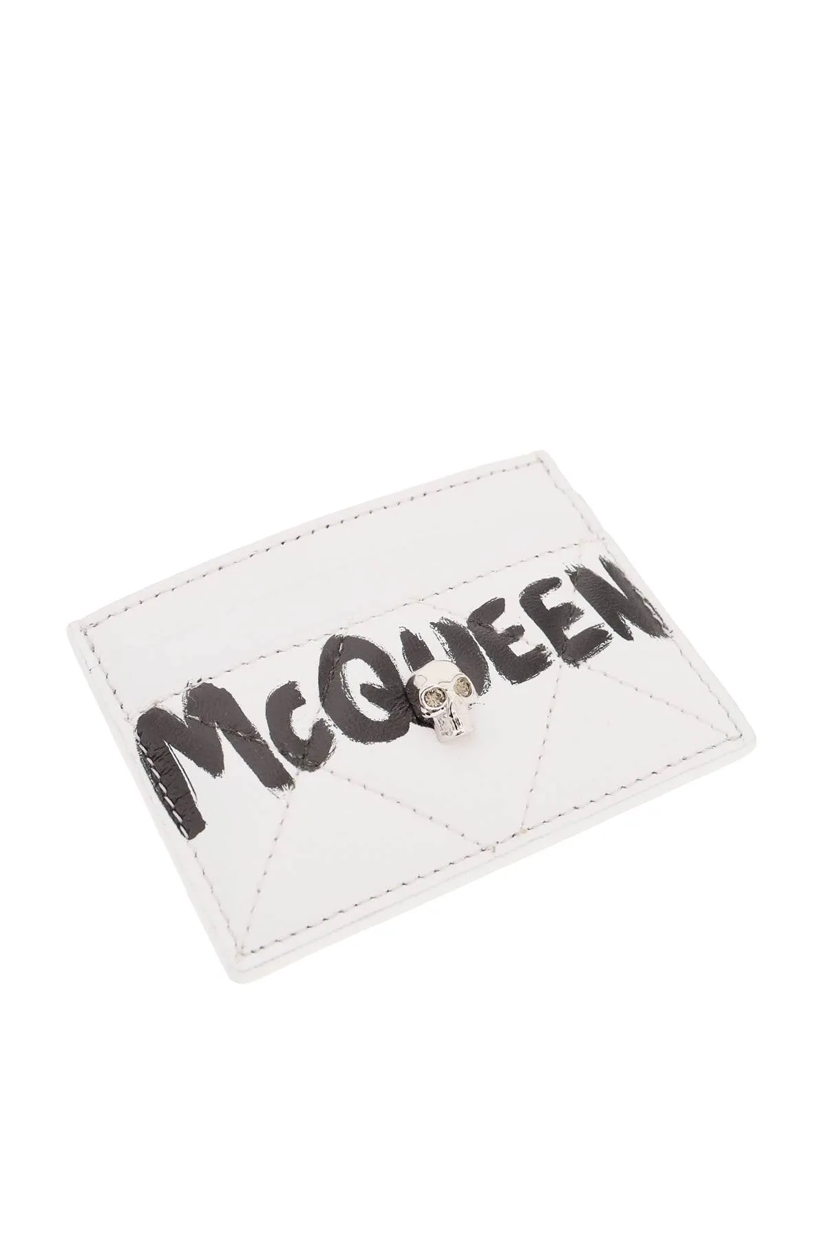 Alexander McQueen Graffiti Printed Cardholder