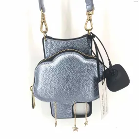 BANDOLIER Lt Blue Gold Black Has Tag Star Purse