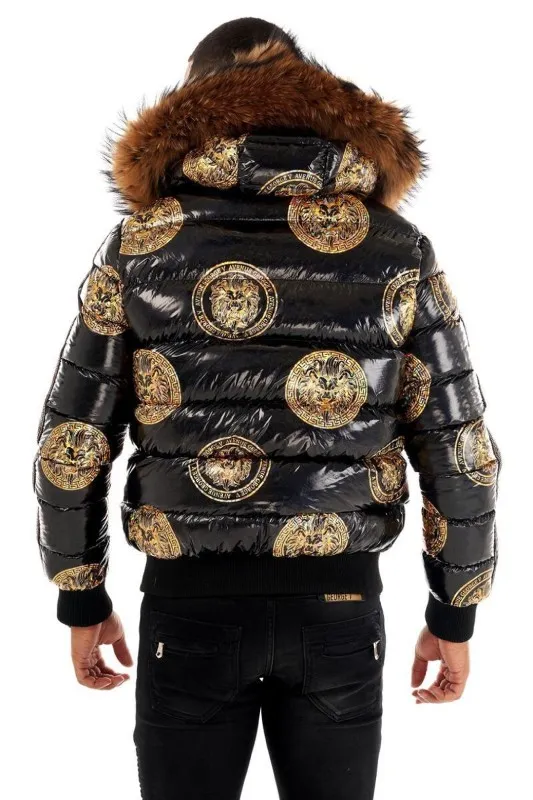 George V Paris Gold Bomber Jacket - The Puffer Jackets