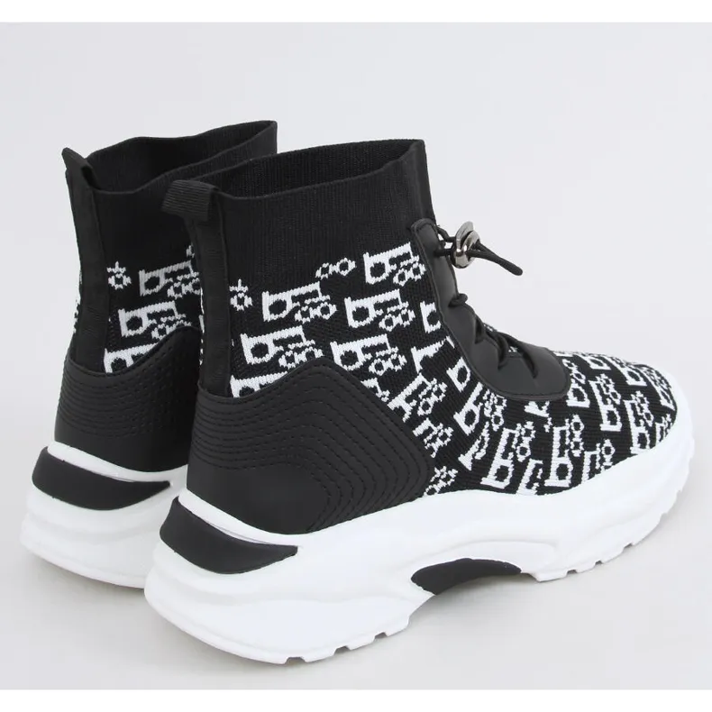 Helti Black sock ankle boots