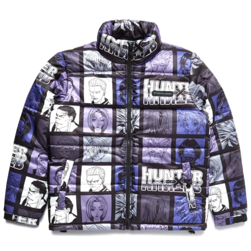 Hunter X Hunter Purple Puffer Jacket - The Puffer Jackets