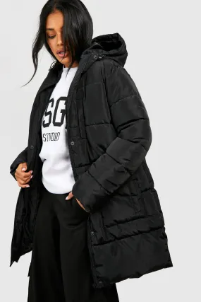 Jackets & Coats | Pocket Detail Hooded Puffer Jacket | boohoo