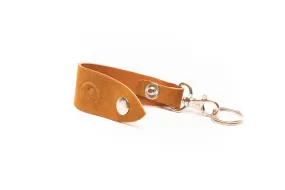 Key Chain Suede Tan