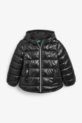 Kids Benetton Logo Puffer Jacket - The Puffer Jackets