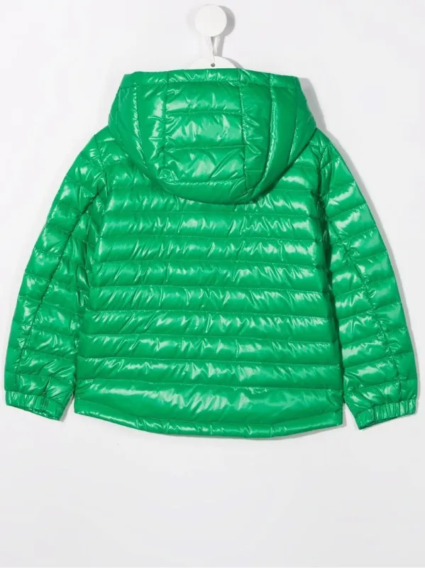 Kids Green Puffer Hooded Jacket - The Puffer Jackets