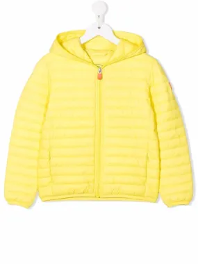 Kids Hooded Padded Yellow Jacket - The Puffer Jackets