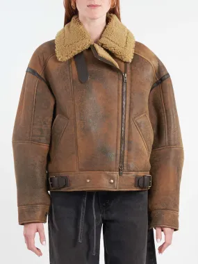 Leather Shearling Jacket