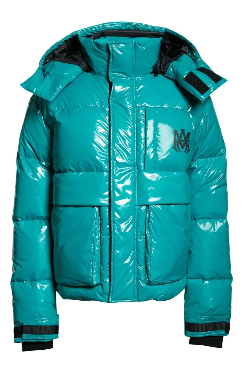 M.A. Logo Down Puffer Jacket - The Puffer Jackets