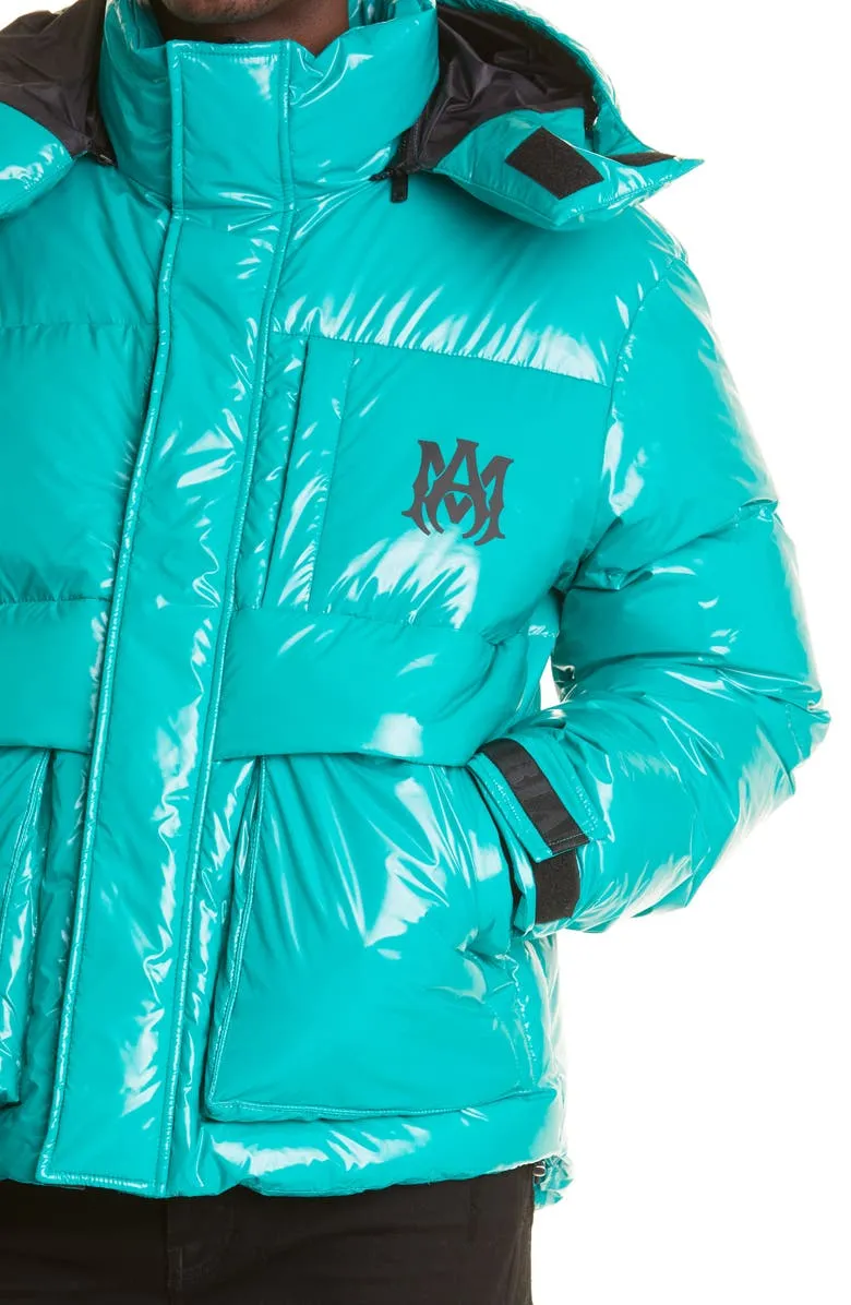 M.A. Logo Down Puffer Jacket - The Puffer Jackets