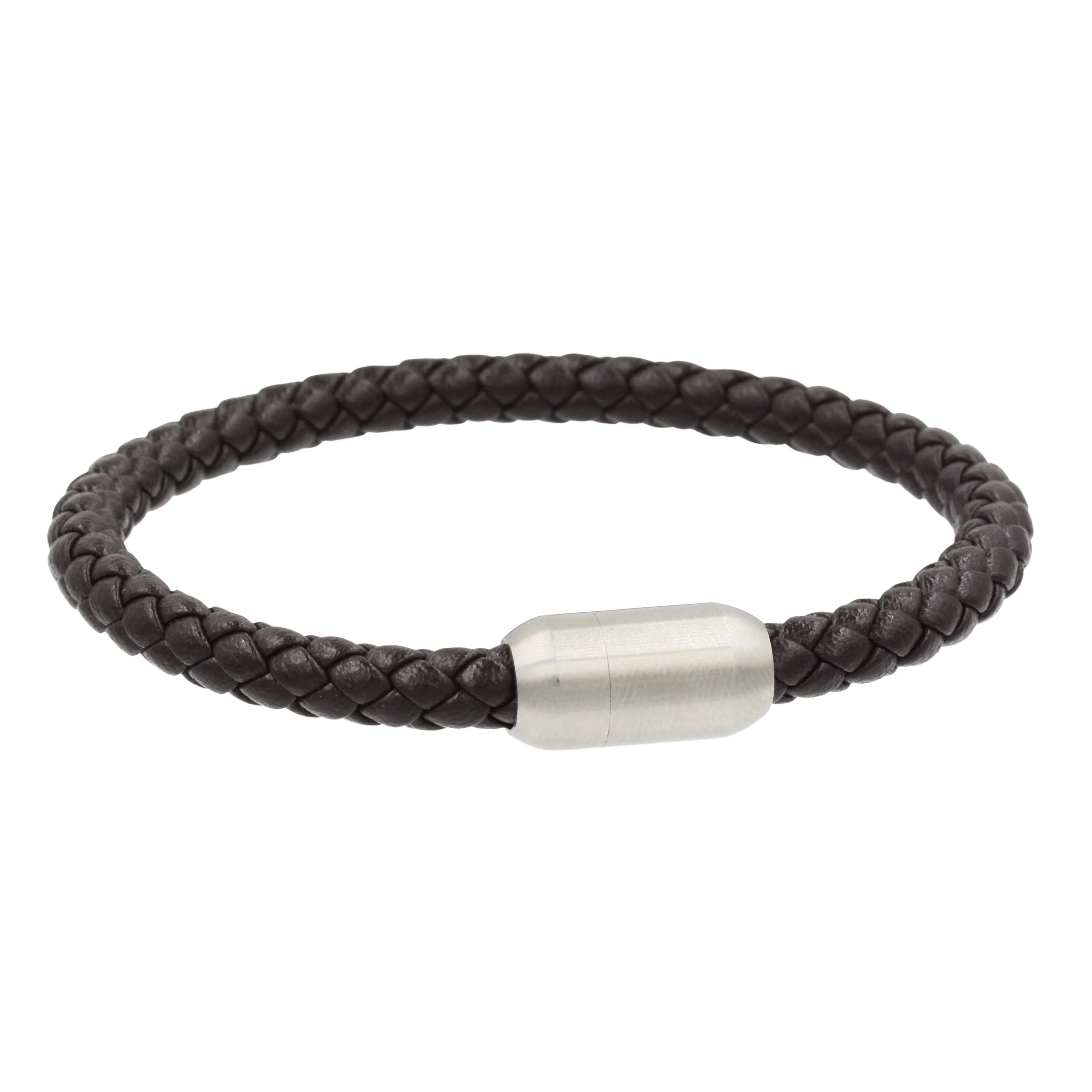 Men's Leather Braided Bracelet