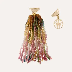 Michel Watermelon Tourmaline Tassel