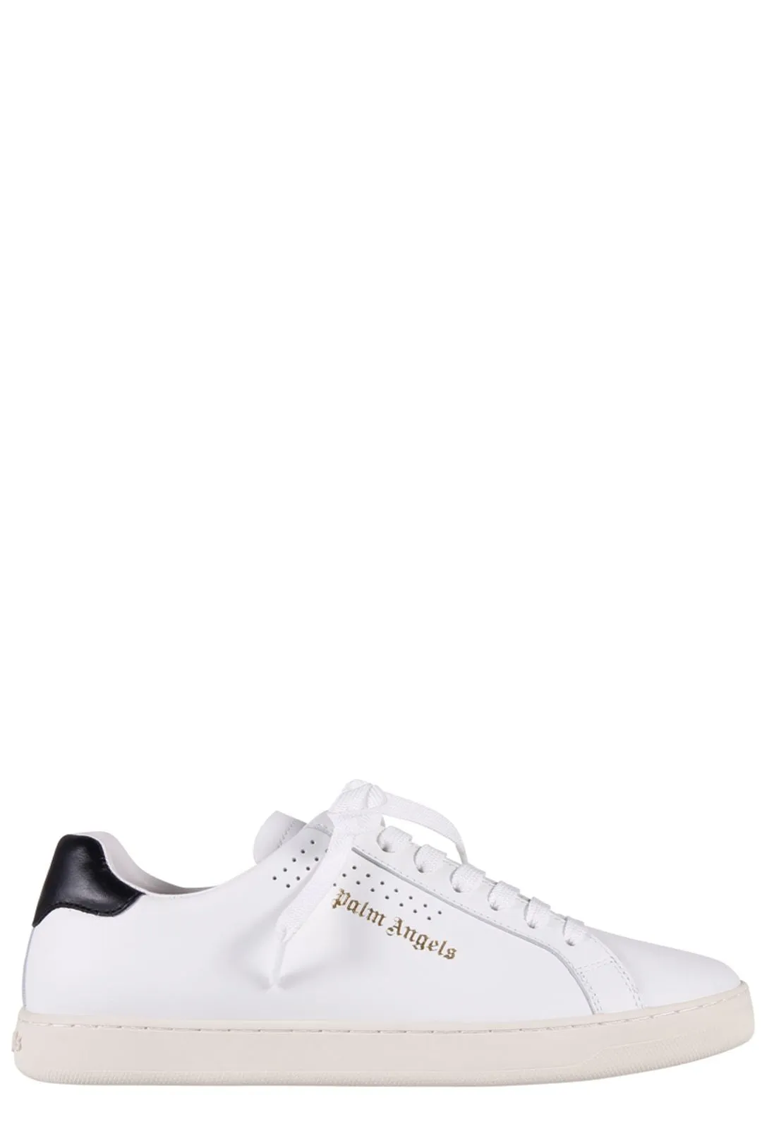 Palm Angels Tennis Logo-Embossed Lace-Up Sneakers