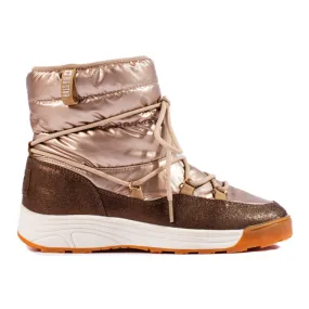 Short golden snow boots Big Star KK274276 brown