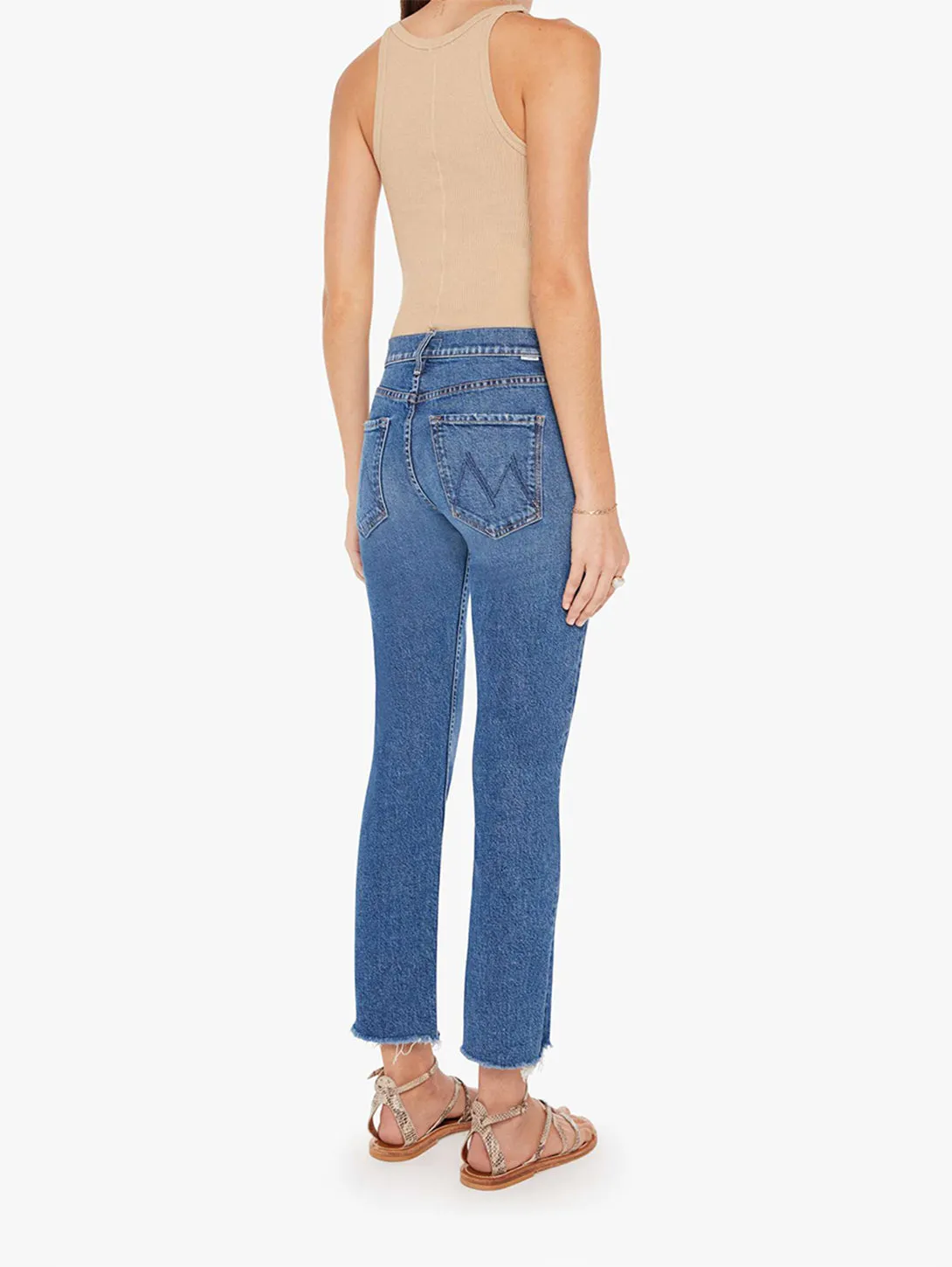 The Mid Rise Rider Ankle Fray Jean - Local Charm