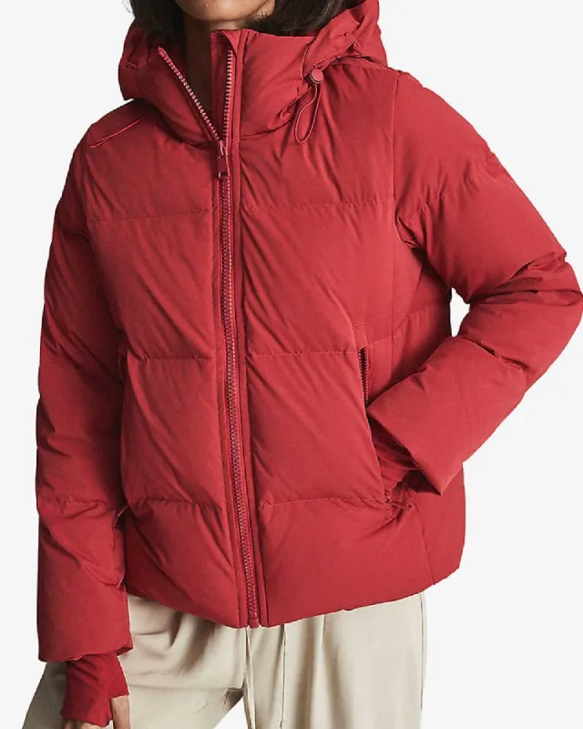 Thea Padded Woven Puffer Jacket | The Puffer Jackets