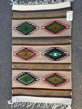 Zapotec handwoven wool mats, approximately 21” x 43” ZP24